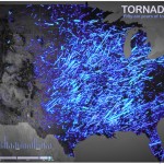 56 Years of Tornado Tracks