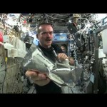 Wringing out Water from a Washcloth in Zero G