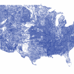 Beautiful Maps: American Rivers in the Contiguous 48